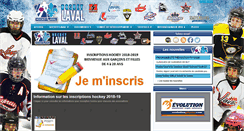 Desktop Screenshot of hockeylaval.com